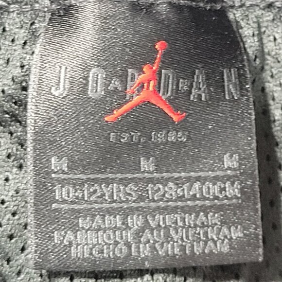 Jordan Double Cargo Woven Pant Girl Size Medium Big Kid Black Wide Leg 10-12Yrs - Picture 10 of 16